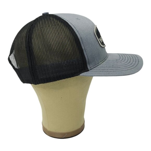 WildEar Patch Snapback Cap Back Mesh Trucker Baseball Hunter Protection Hat Gray - Picture 11 of 13